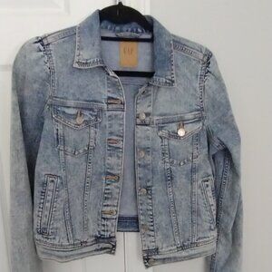 Gap Acid Wash Denim Jacket - Small